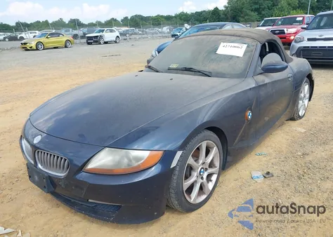 2003 BMW Z4 3.0I z USA, uszkodzony, nr VIN 4USBT53443LT24013